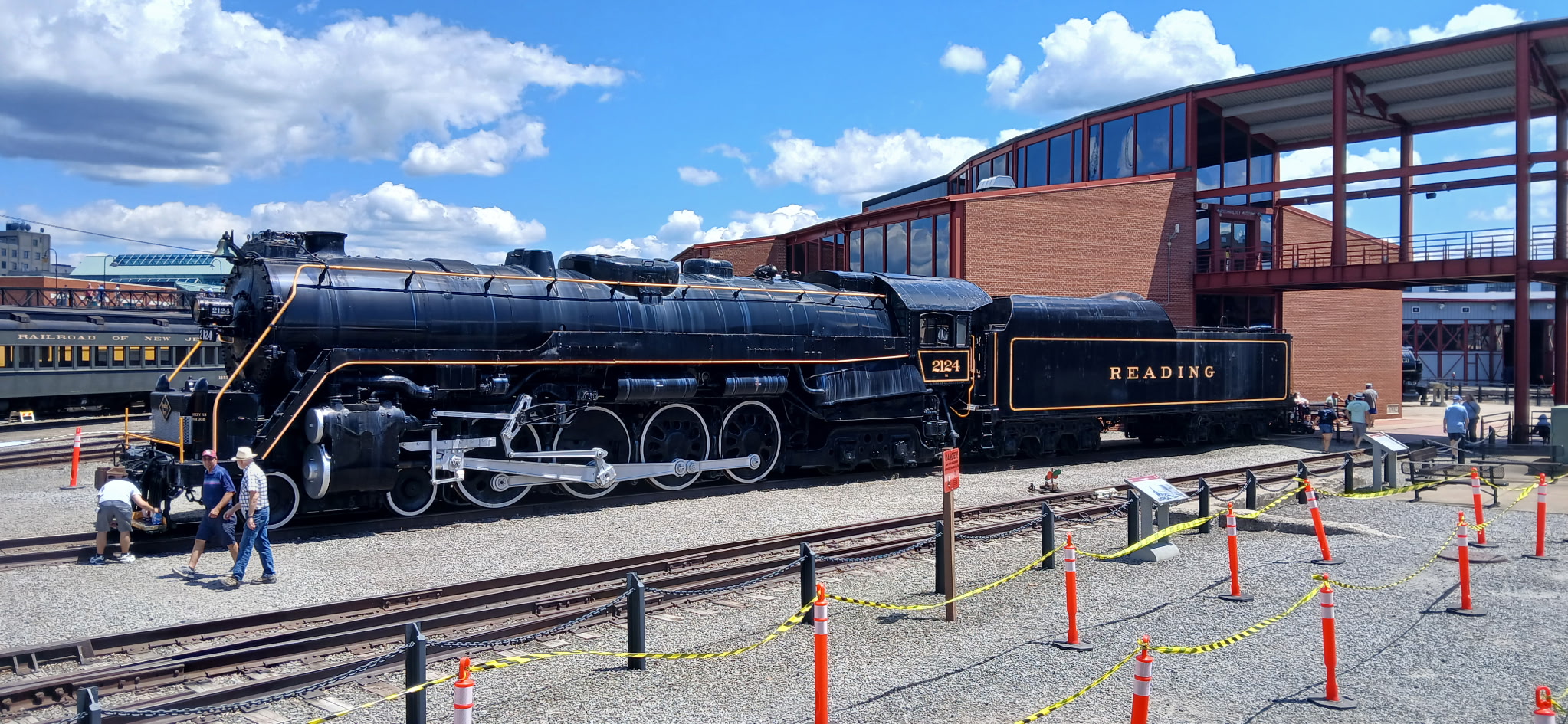 Reading Railroad 2124 steam locomotive